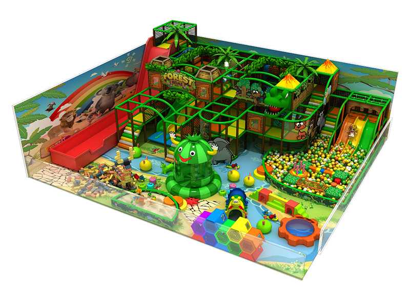 Jungle theme commercial indoor play equipment for sale