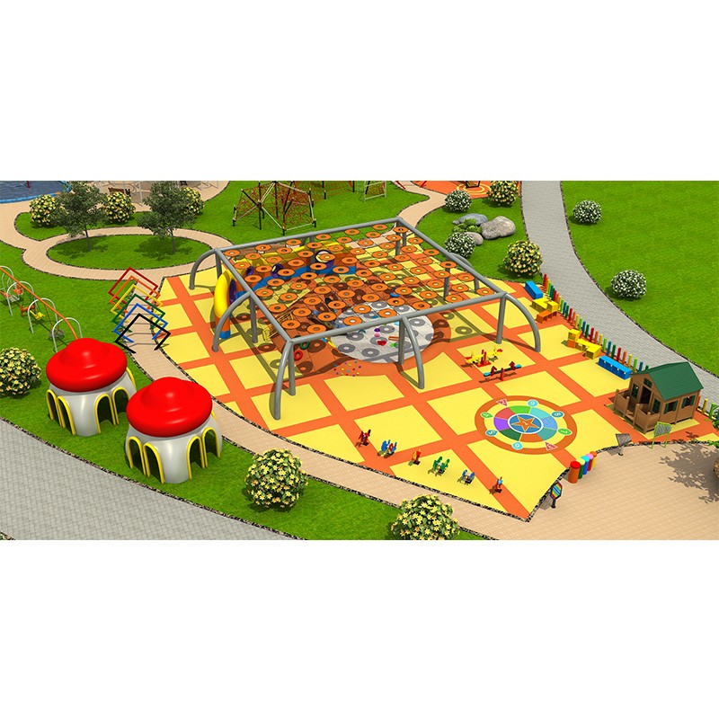 Inclusive outdoor play park design for kids
