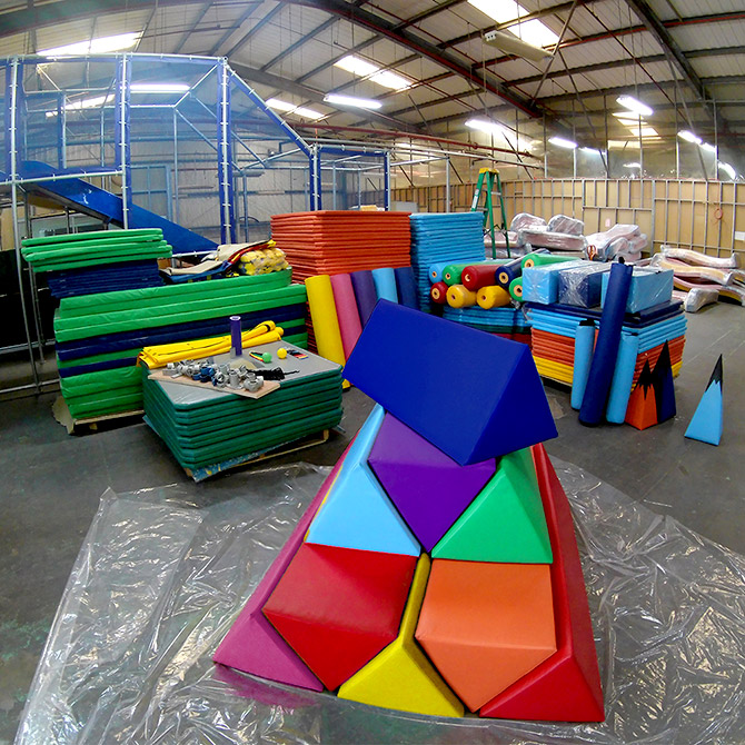 What should I pay attention to when building an indoor children's playground?