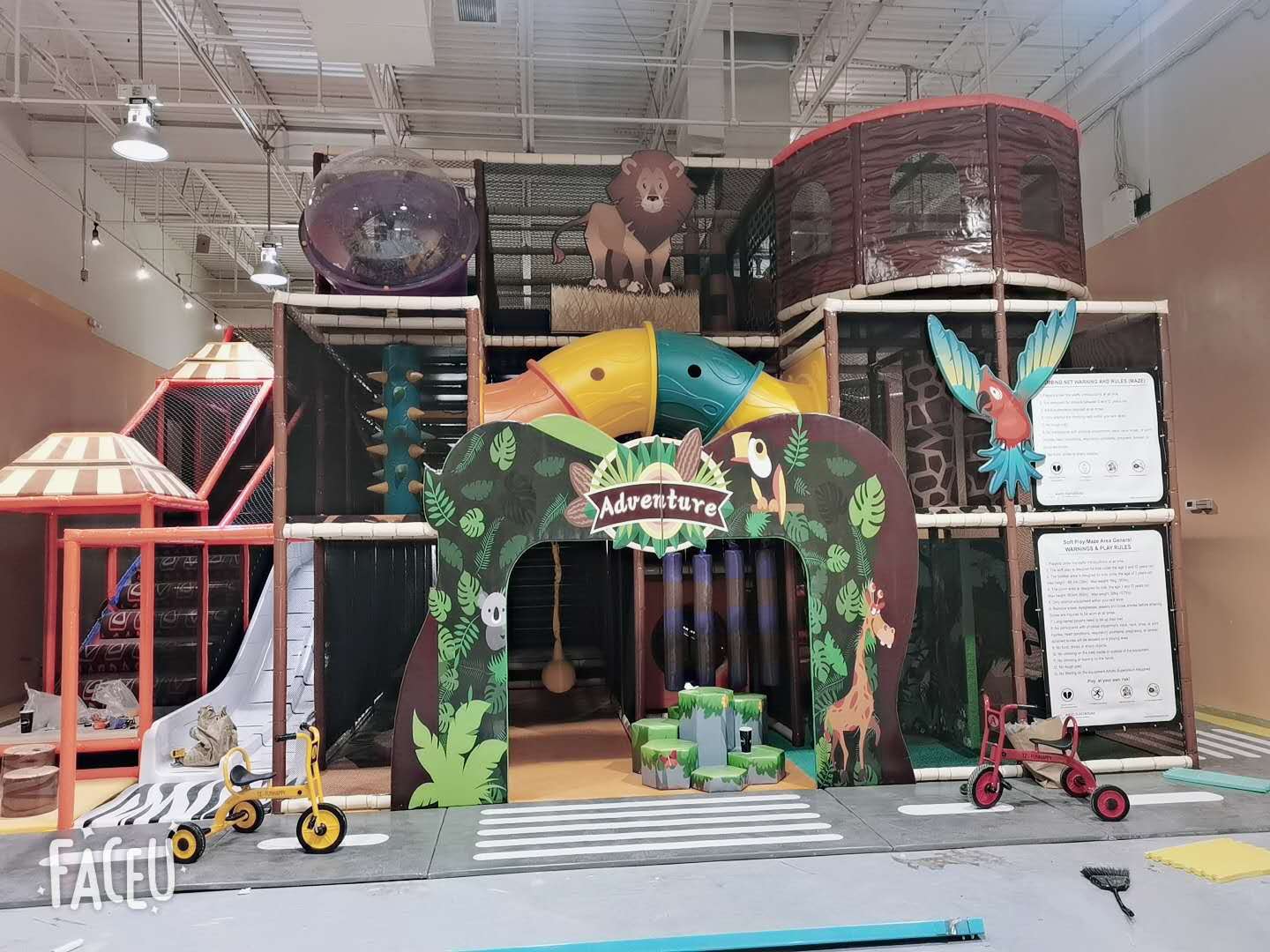 Start up costs for indoor playground-USA