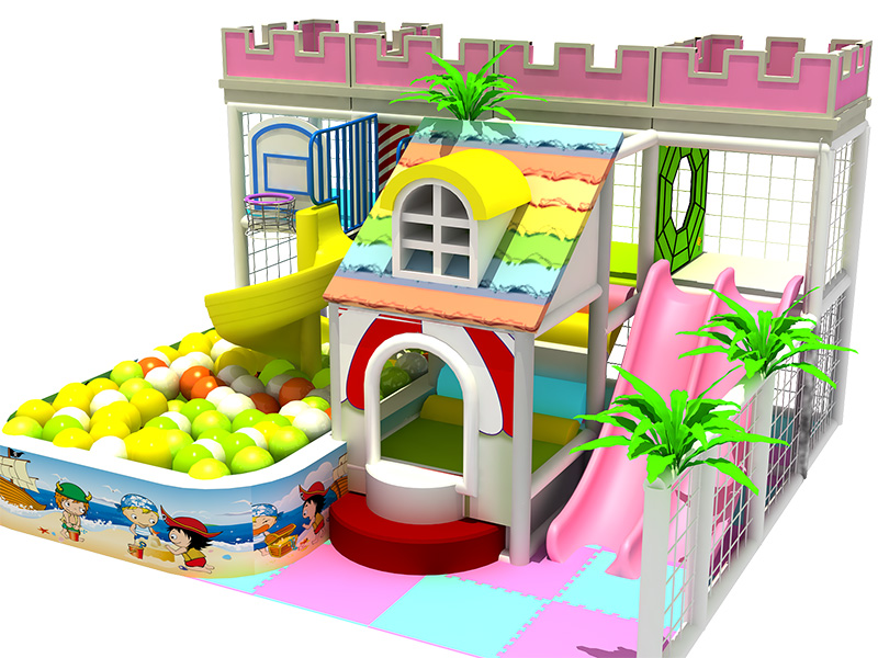 Tropical Adventure: Affordable Commercial Indoor Playground Set