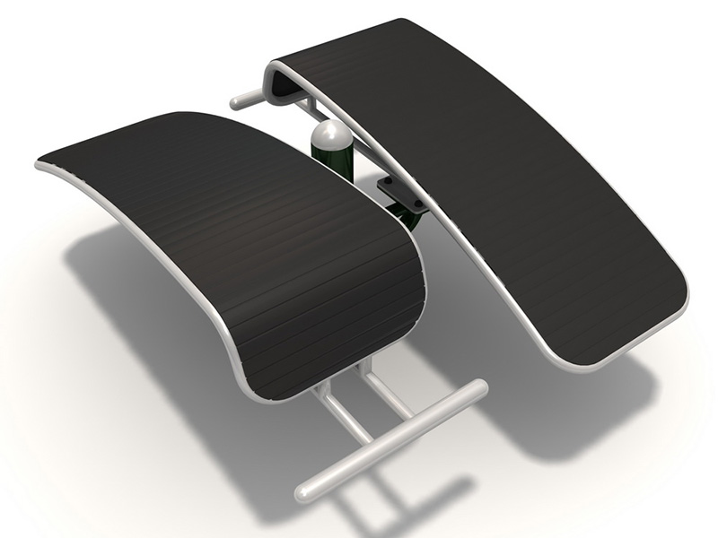 Double Station Sit Up Bench