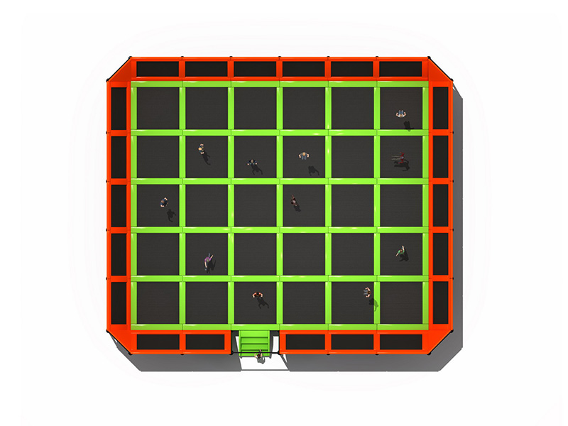 dream garden building a trampoline park