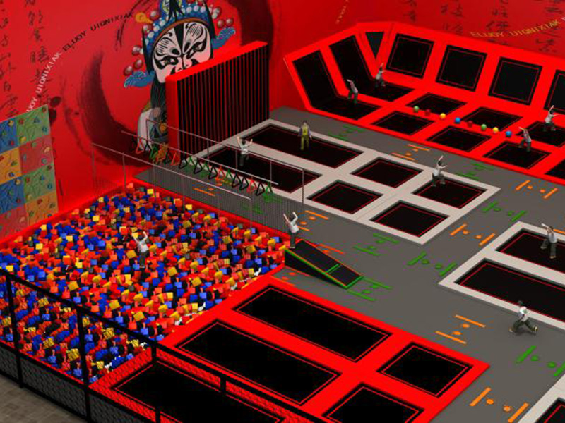 dream garden trampoline park equipment cost