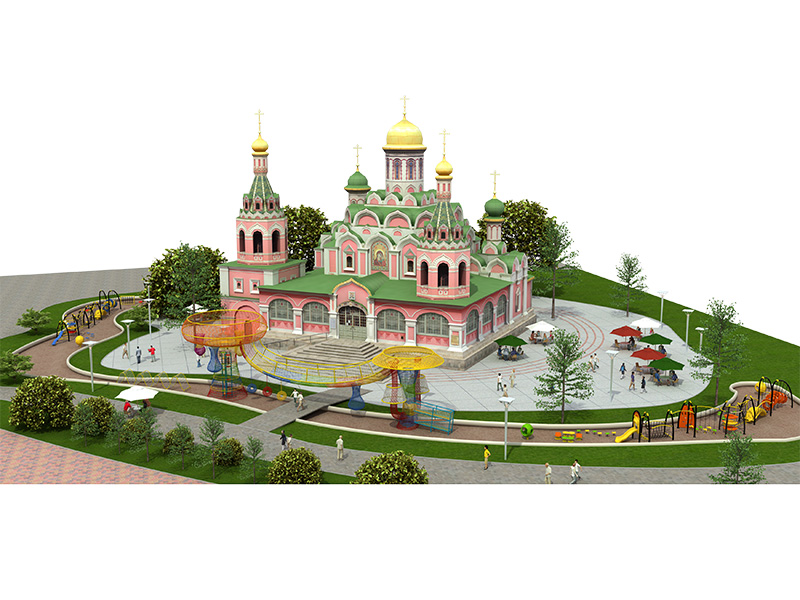 dream garden new custom themed playground equipment manufacturer
