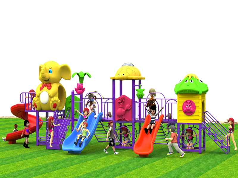 dream garden large spiral playground slide supplier