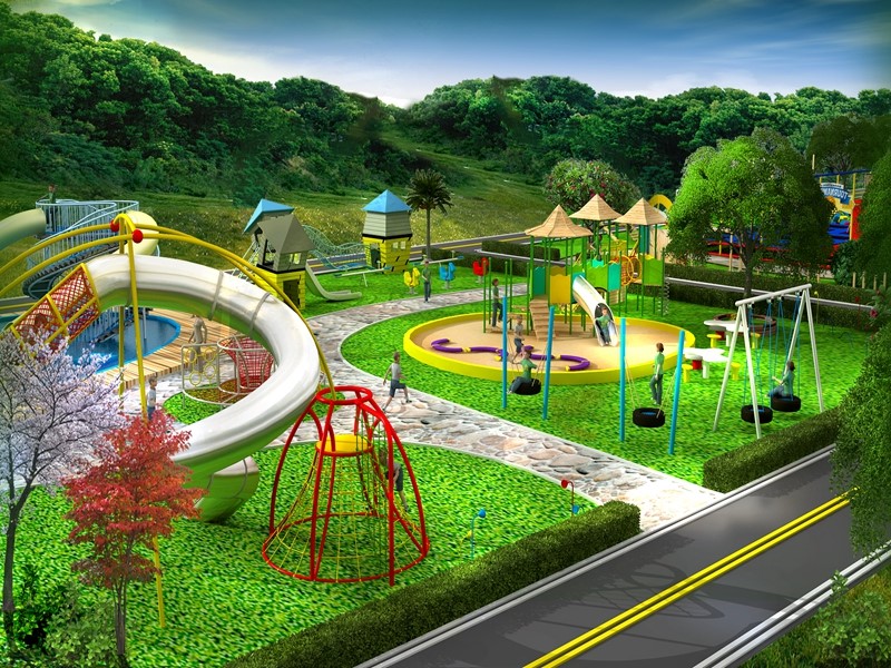 customized inclusive outdoor park equipment