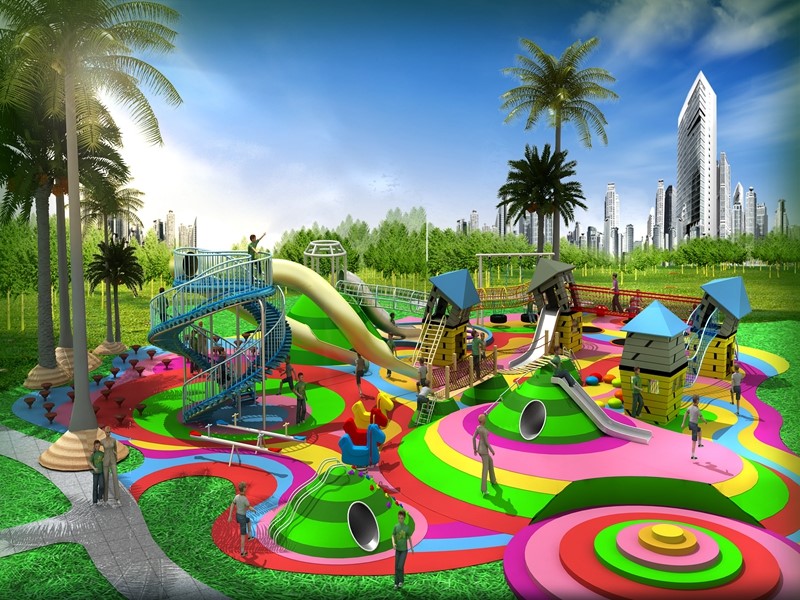 dream garden magical bridge playground paloalto manufacturer