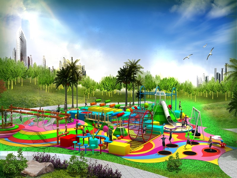 outdoor customized theme park equipment for children