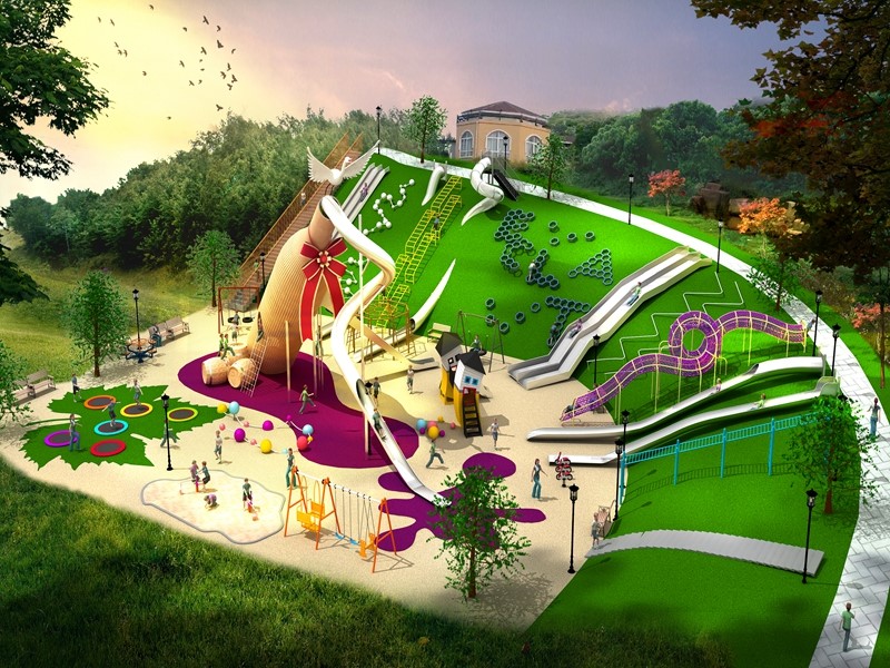 China outdoor playground equipment for sales-Dream garden