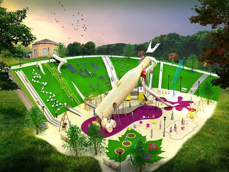 dream garden outdoor circuit training equipment manufacturer
