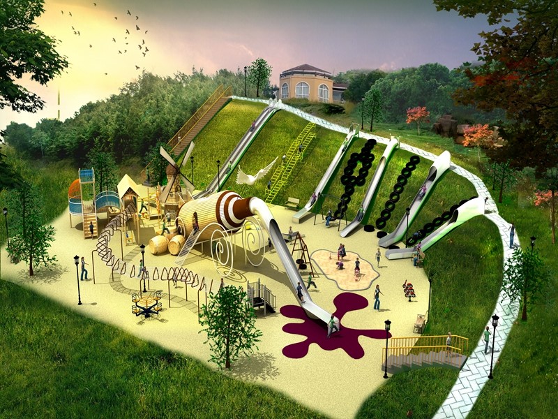 dream garden playground climbing net manufacturer