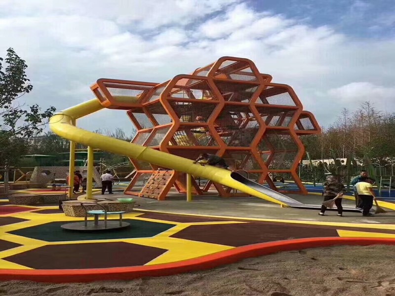 dream garden boat playground rose wood