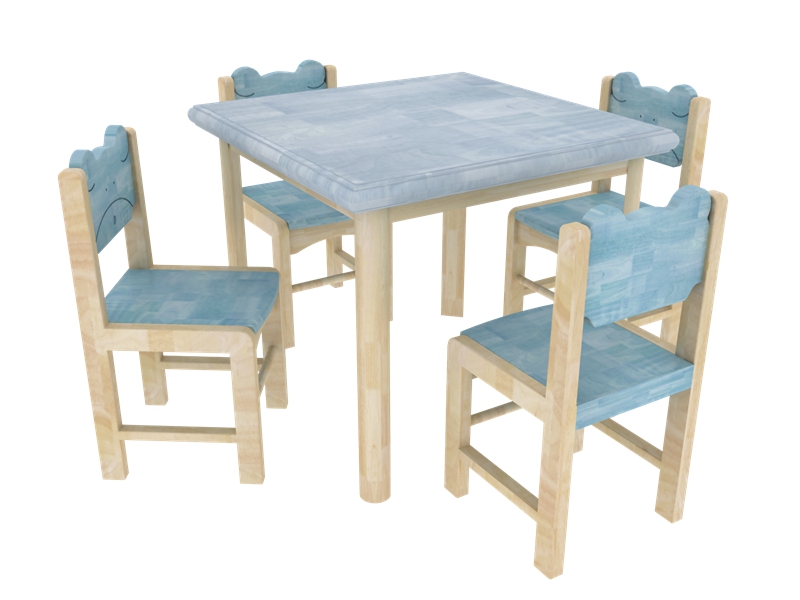 ecr4kids natural bentwood multipurpose kids table and chair set