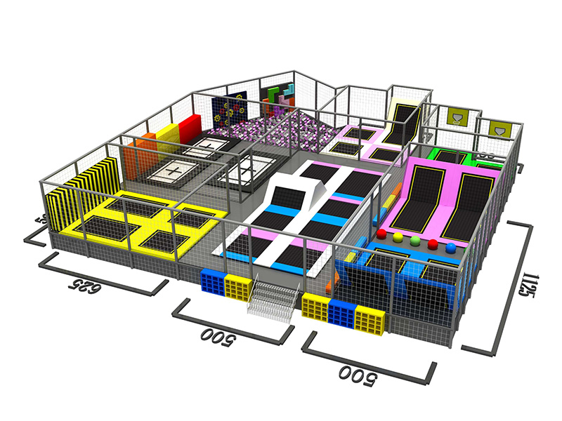 the trampoline park