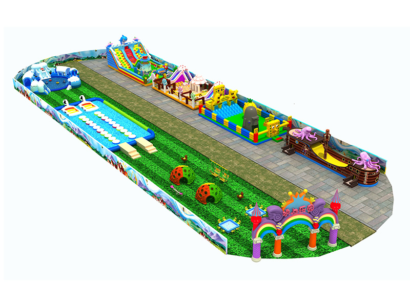 giant inflatable obstacle course