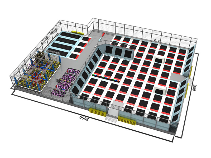 Dream garden trampoline park equipment for sale