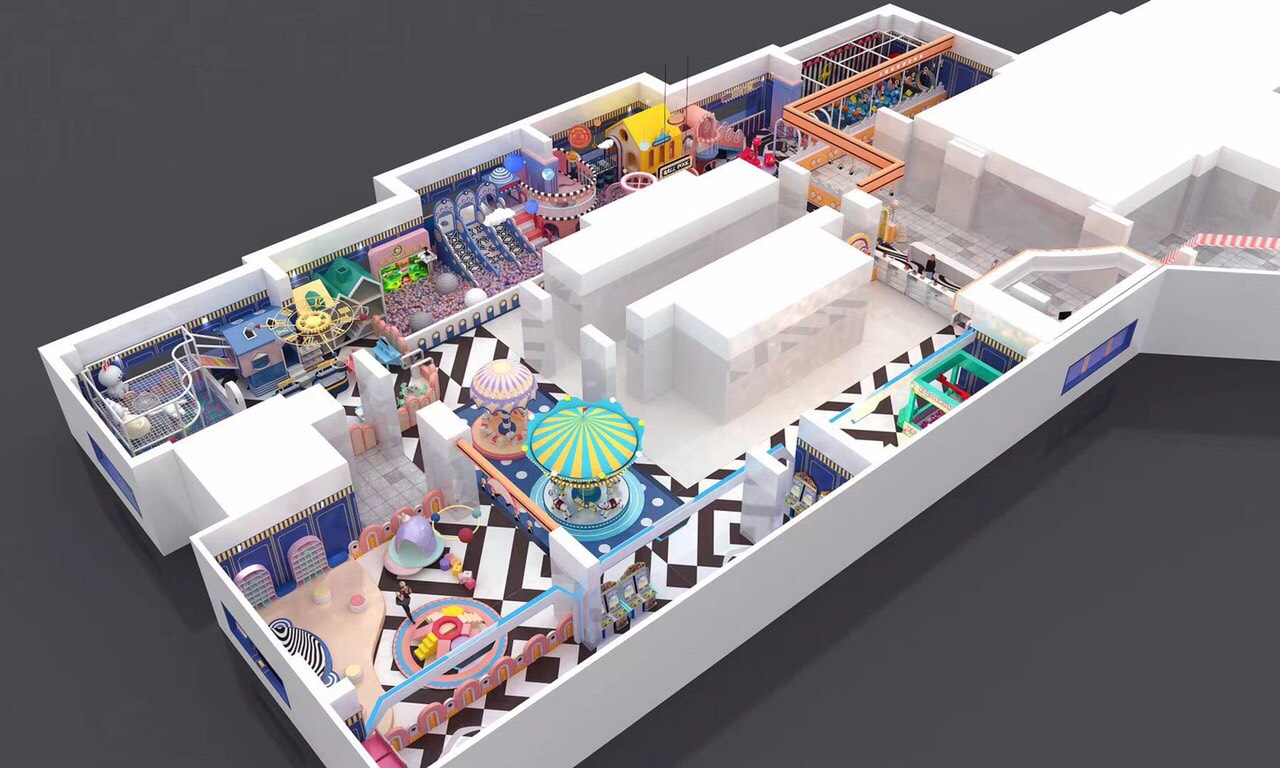 Is it suitable for the indoor play  park to be opened in a shopping center?