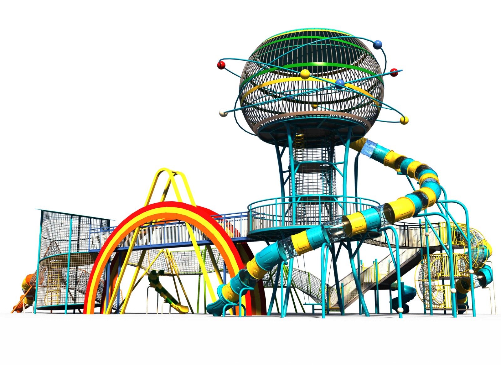 Interstellar Theme Outdoor Children's Play Equipment