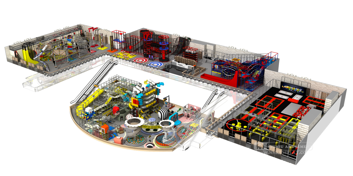 4000 square meters indoor children's playground