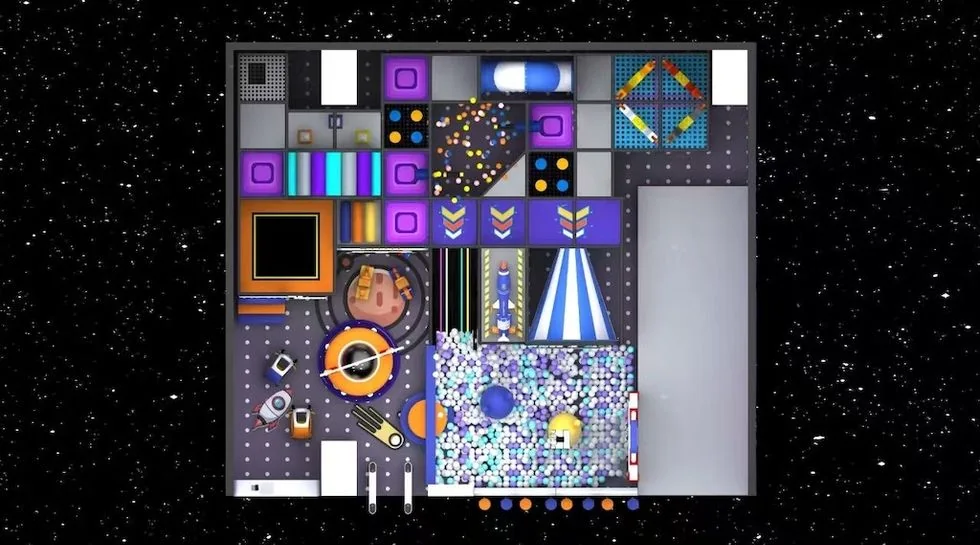 3D CAD design proposal for Alturas Mall Active Kids Zone