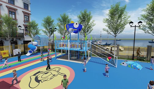 Golden Sands Mega Trampoline & Parkour Hub in Varna, Bulgaria — completed commercial installation