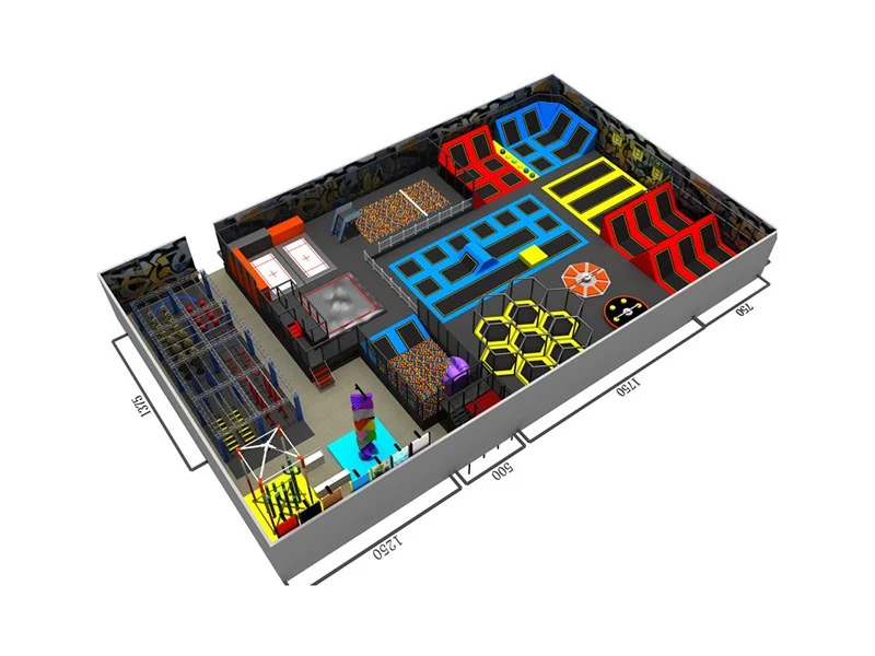 Dynamic Indoor Trampoline Park Equipment | Dream Garden