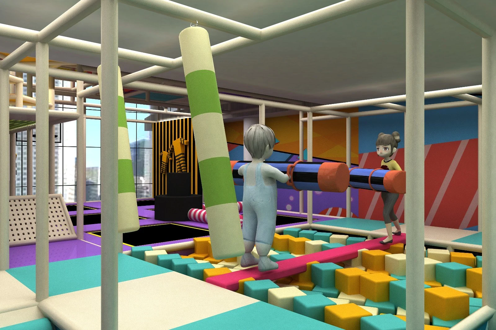 Indoor Playground & Trampoline Park - Unleash Fun & Adventure for Kids
