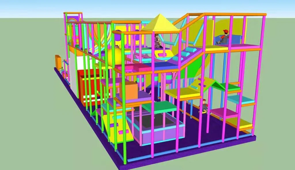 Proyecto de diseño de parque infantil interior en Valencia, Los Rios, Ecuador, Sudamérica