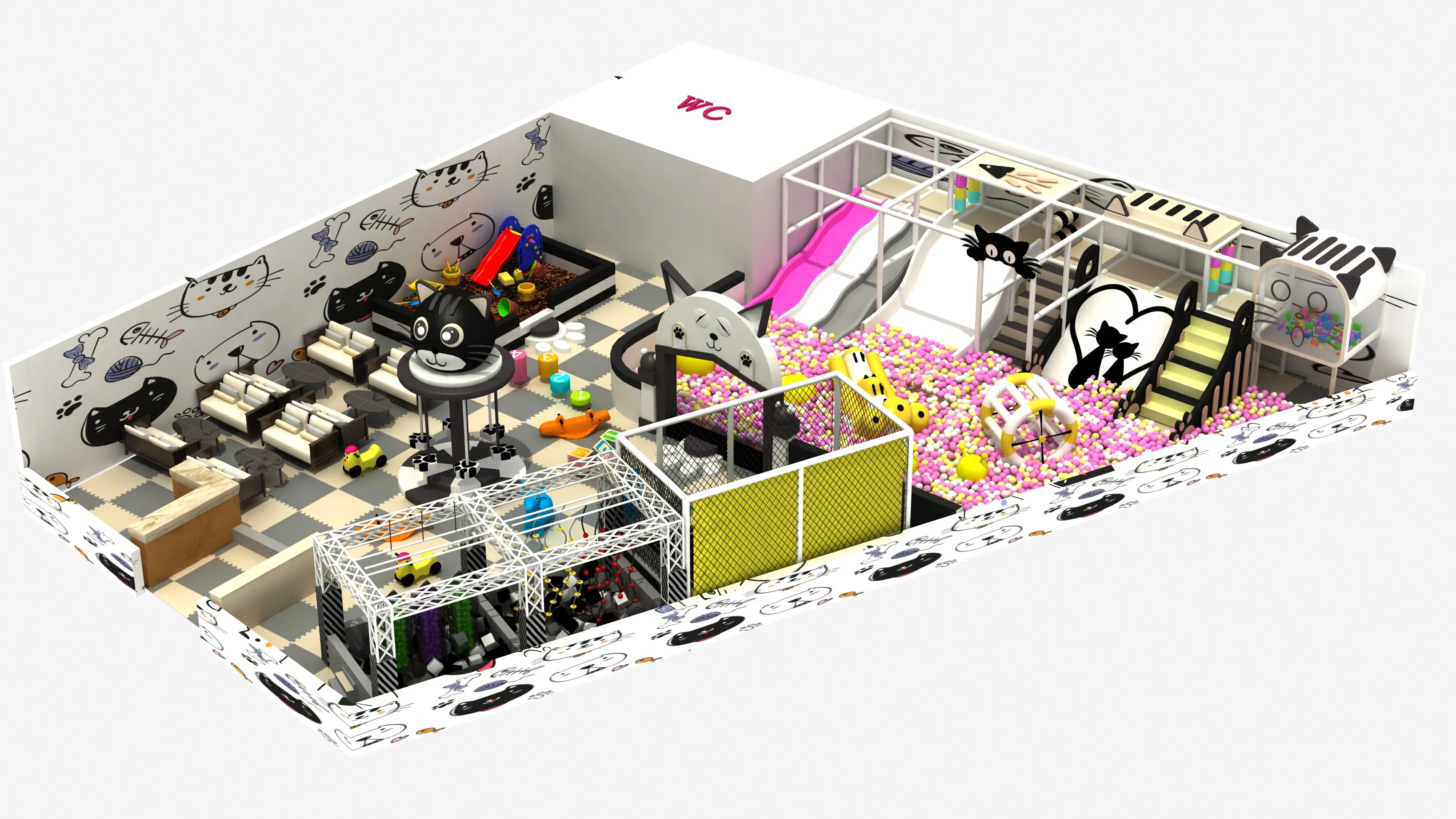What we can suggest good indoor playground design and activities to indian client ?