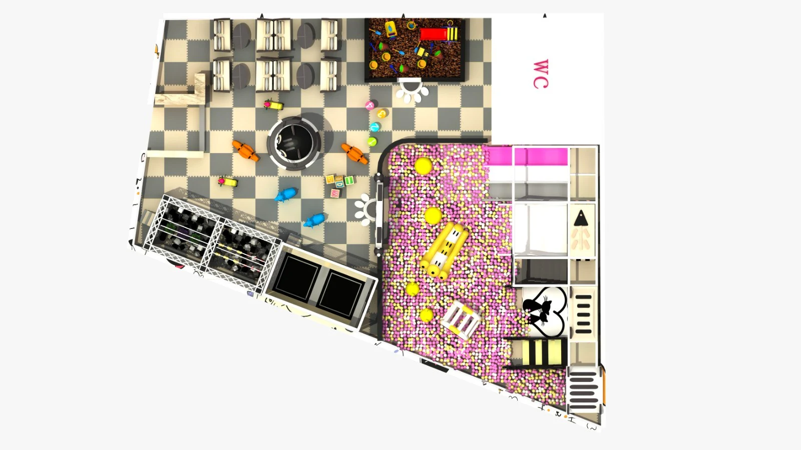What we can suggest good indoor playground design and activities to indian client ?