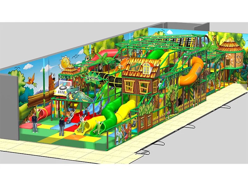 Jungle-themed playgrounds