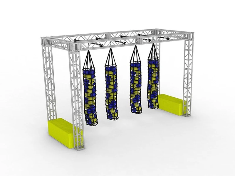 trampoline park with ninja course for sale
