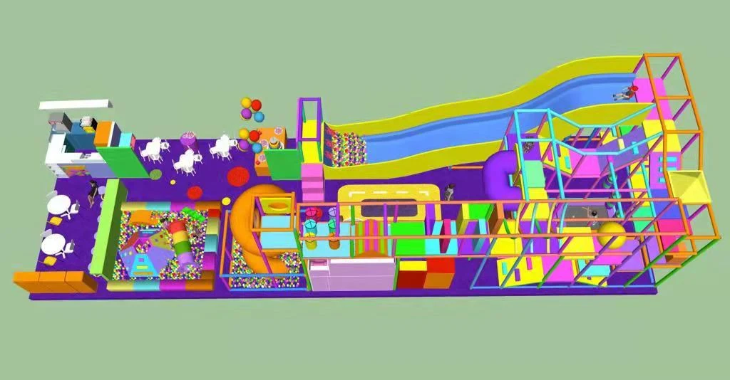 Proyecto de diseño de parque infantil interior en Valencia, Los Rios, Ecuador, Sudamérica