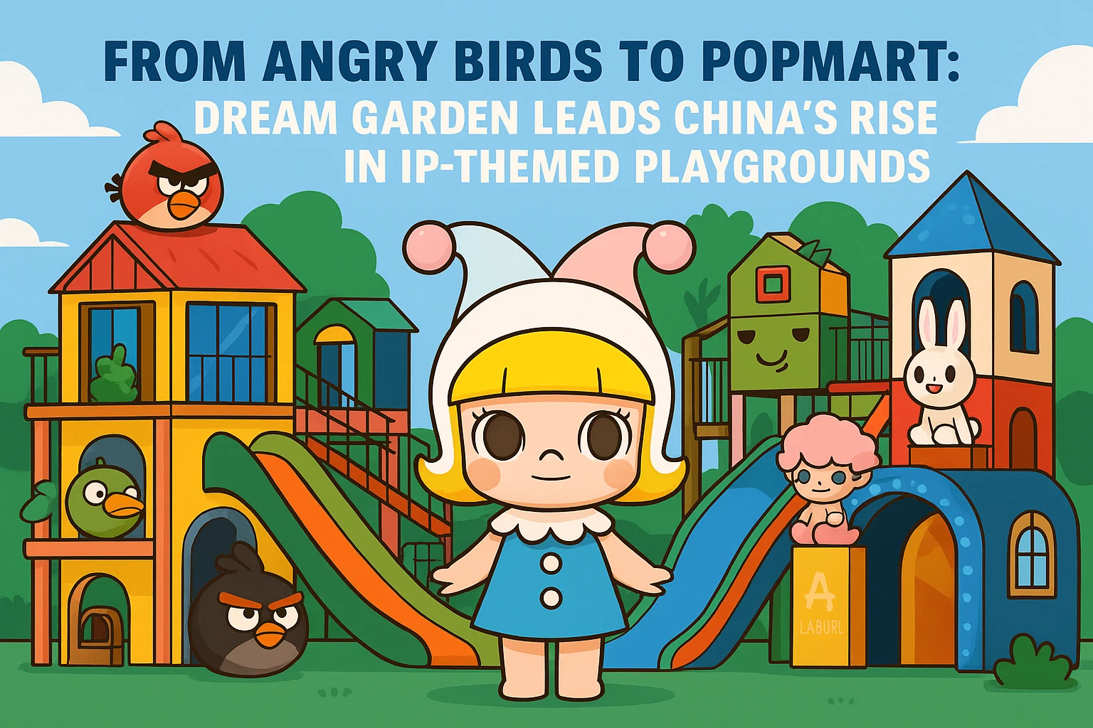 From Angry Birds to Popmart: Dream Garden Leads China’s Rise in IP-Themed Playgrounds