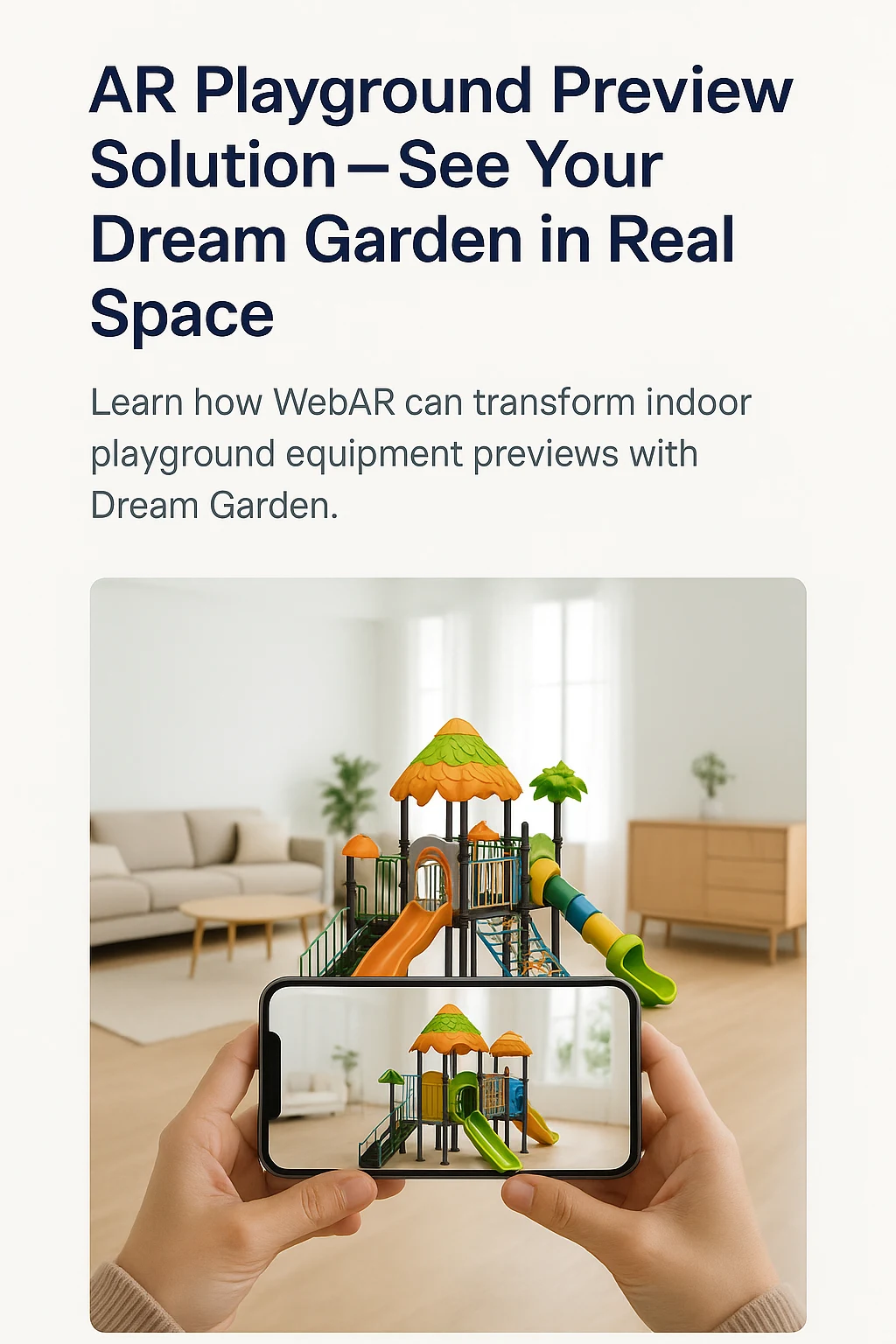AR Playground Preview Solution – See Your Dream Garden in Real Space