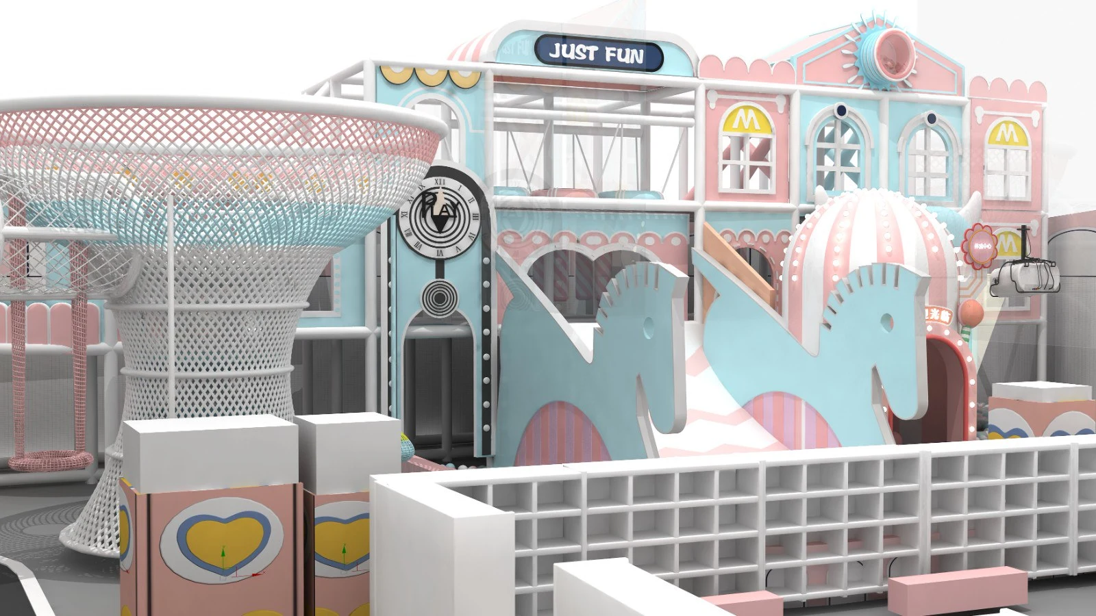 How do you make an indoor play space?