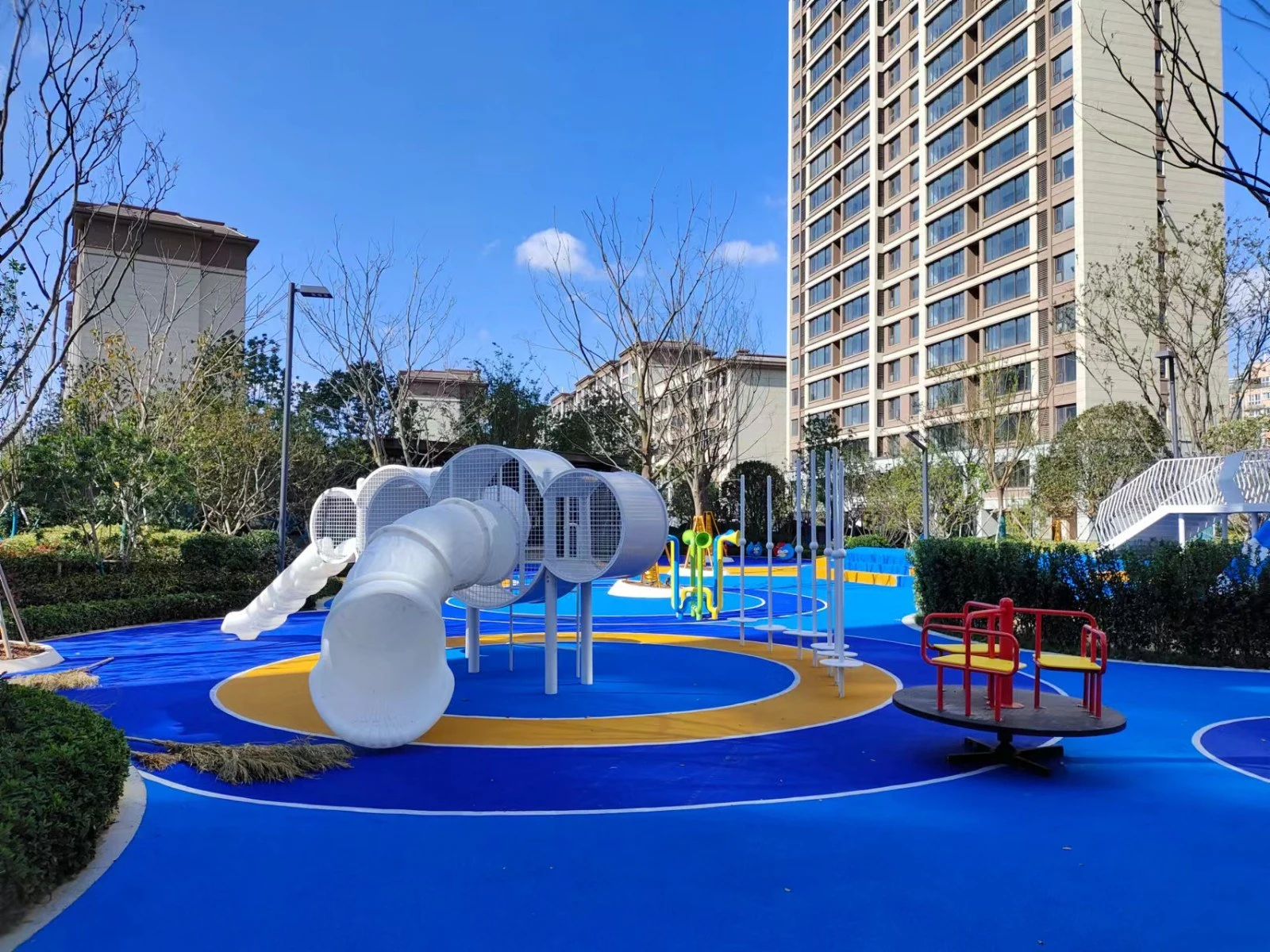 Commercial Playground Equipment for New Residential Developments, Designed for Ages 3-12