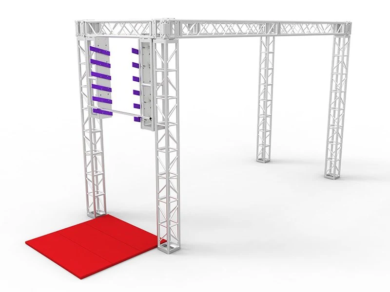 Commercial American Ninja Warrior Obstacles Course