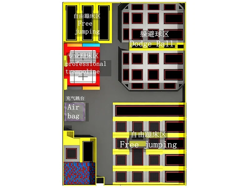 Commercial Trampolines Park for Sale