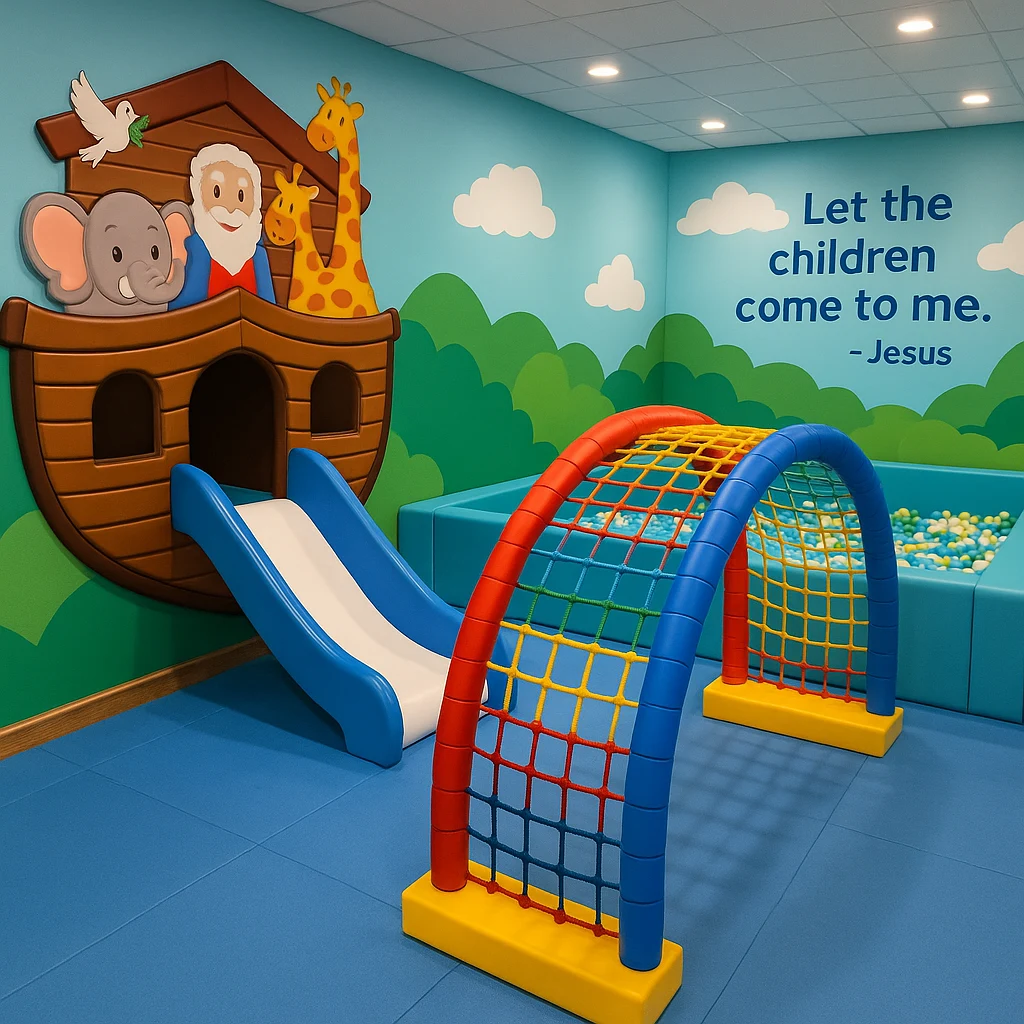 Church Indoor Playground Solutions | Custom Faith-Based Play Spaces by Dream Garden