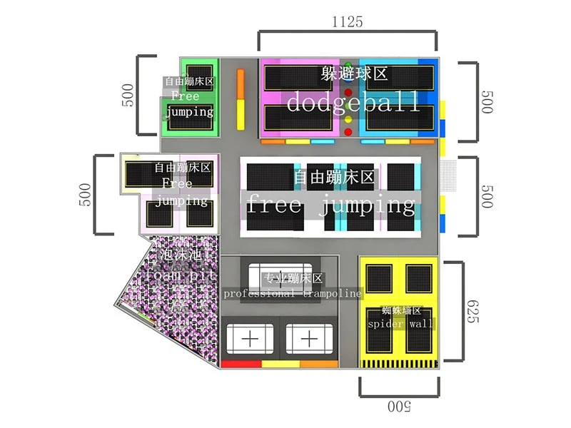 Trampolines in this configuration