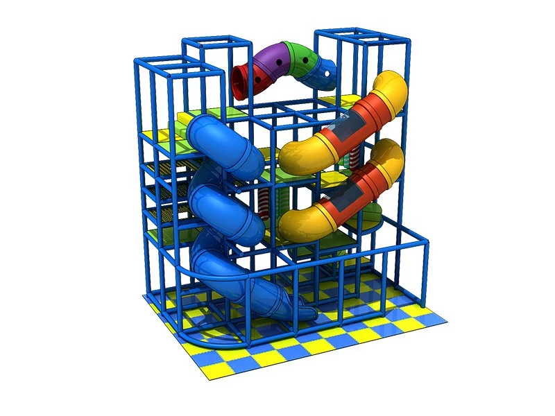 kids indoor playground with trampolines park