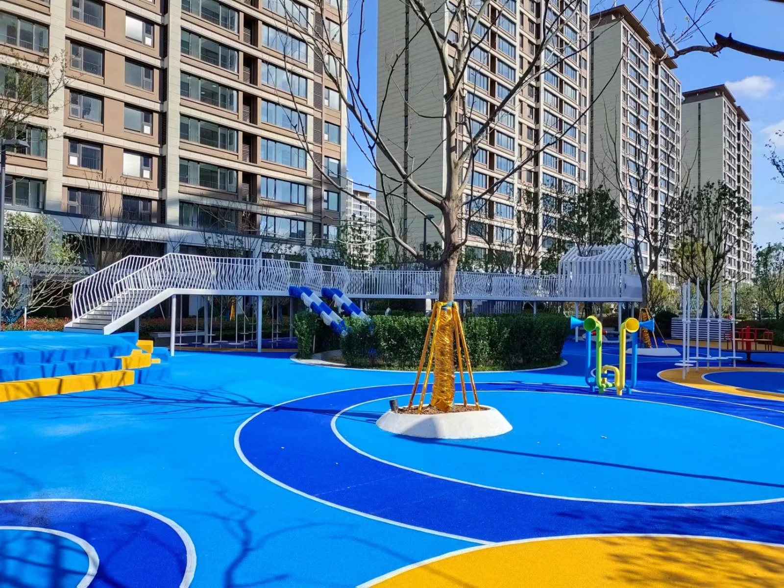 Commercial Playground Equipment for New Residential Developments, Designed for Ages 3-12