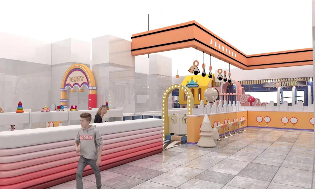 Is it suitable for the indoor play park to be opened in a shopping center?