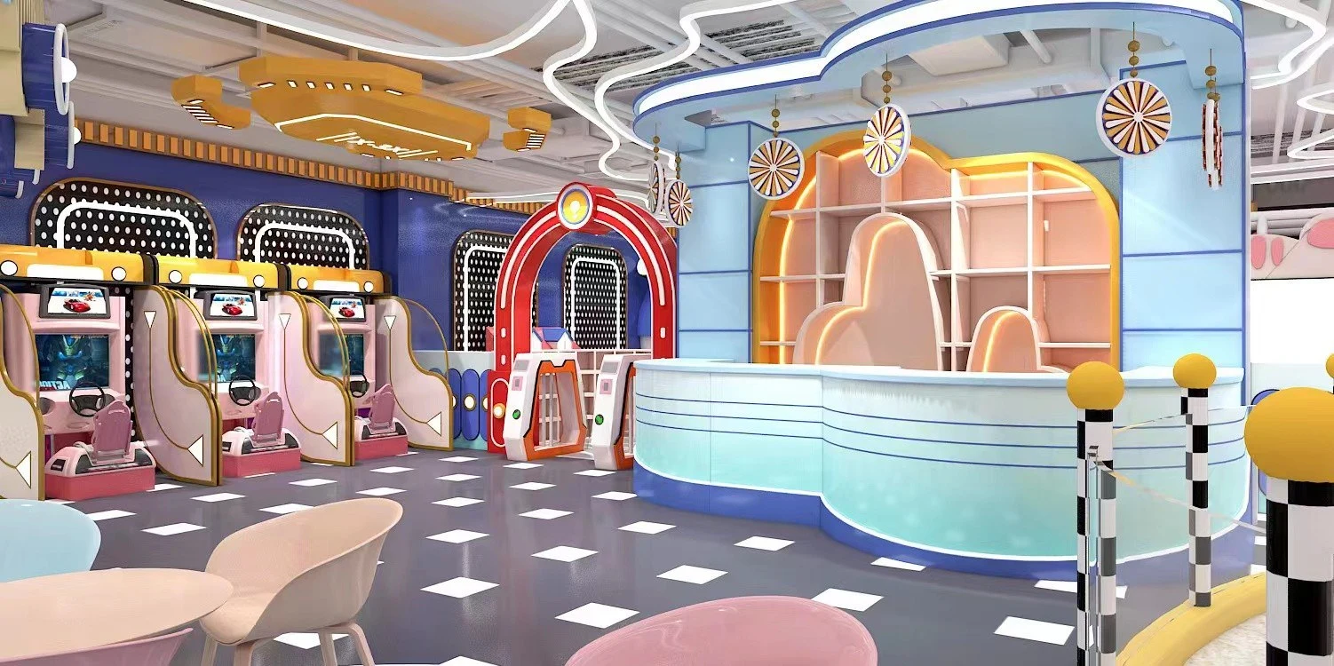 Kids' Drive Town - Interactive Indoor Playground Equipment
