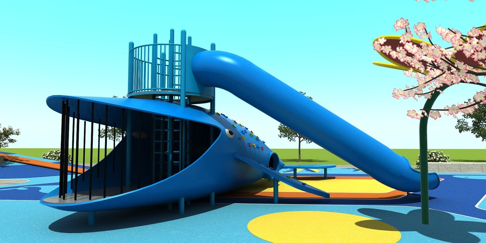 customized outdoor adventure play equipment