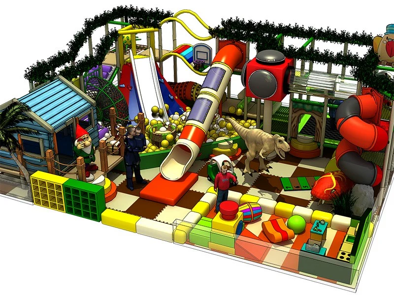 Children Playground Equipment with Trampolines Park for Sale