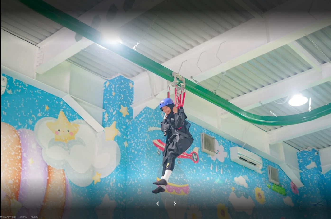 flying fox for indoor playground