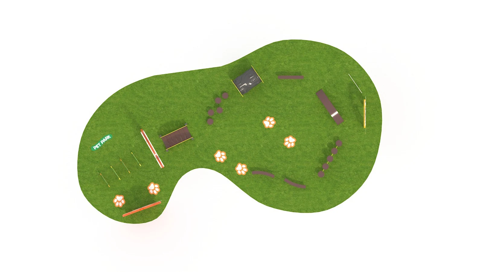 Commercial Pet Park Equipment for Custom Dog Activity Zones